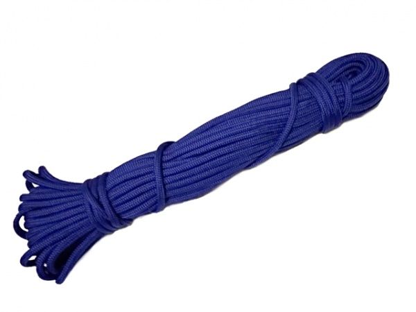 Шнур поліпропіленовий плетений 5 мм 25 м синій