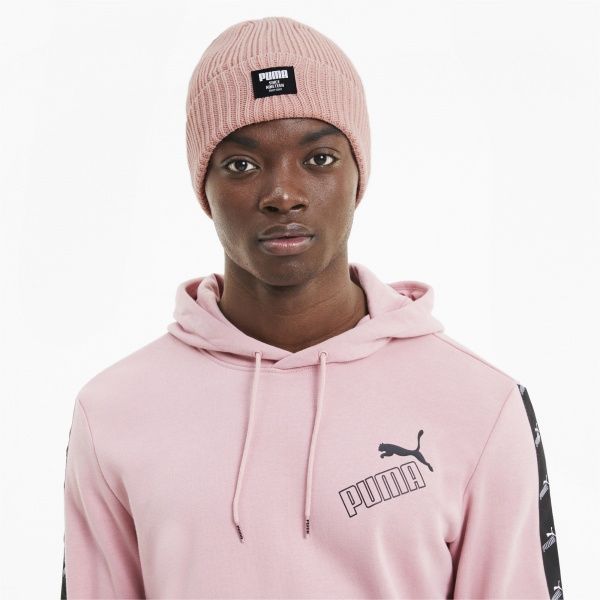 Шапка Puma Ribbed Classic Beanie 02283103 UNI розовый