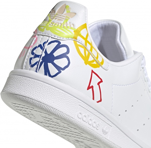 Кросівки Adidas STAN SMITH W FX5679 р.UK 6,5 чорно-білий