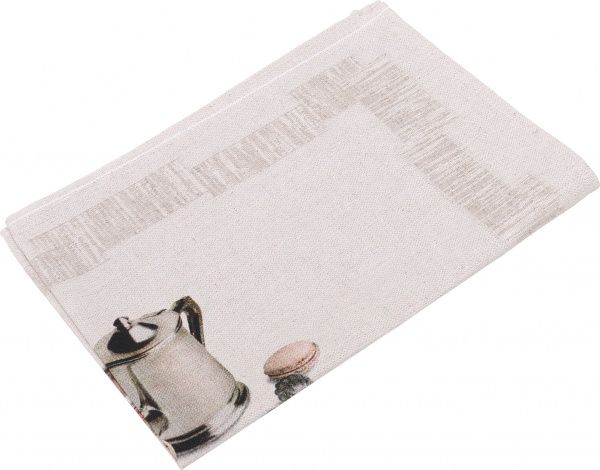 Полотенце французский завтрак капучино 47x60 см Білоруський льон коричневый 