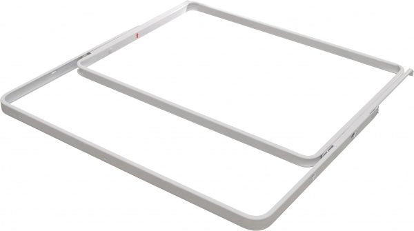 Рама висувна Larvij L9601WH 597x425 мм білий 1 шт