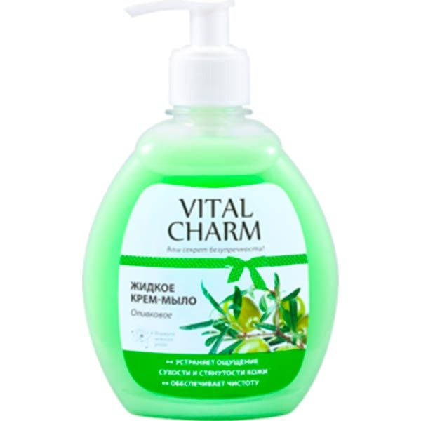 Крем-мыло Vital Charm Оливковое 300 мл