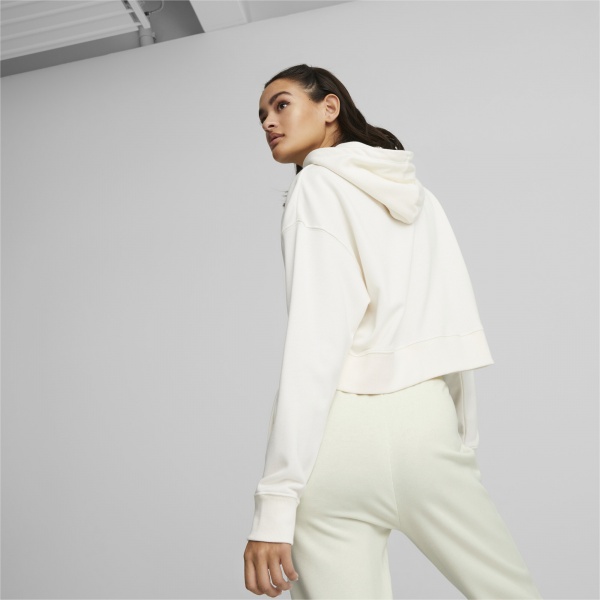 Джемпер Puma CLASSICS CROPPED HOODIE TR 53805799 р. S бежевий