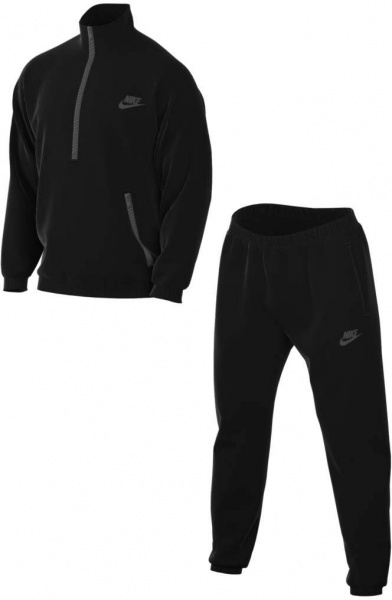 Спортивний костюм Nike CLUB PK TRK SUIT BASIC DM6845-010 р. 2XL чорний