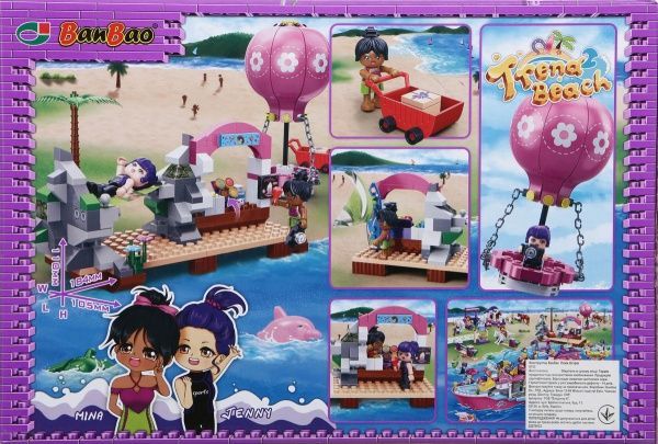 Конструктор BanBao Пляж Остров