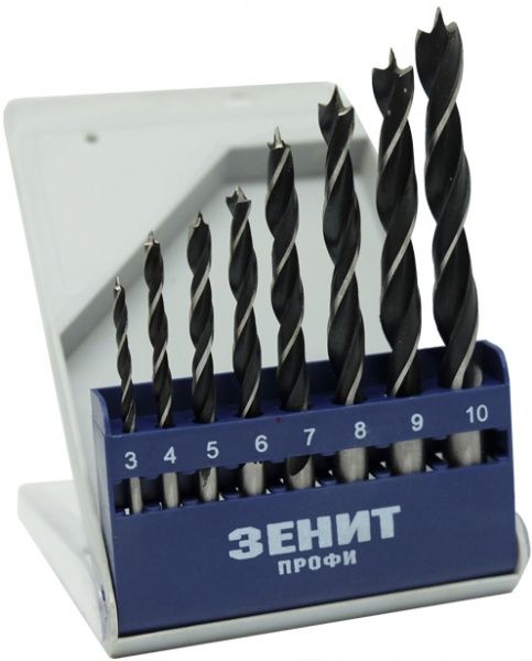 Сверло Зенит 3 - 10 мм 8 шт. 31108310