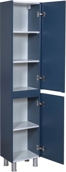 Пенал напольный Aqua Rodos Акцент синий мат