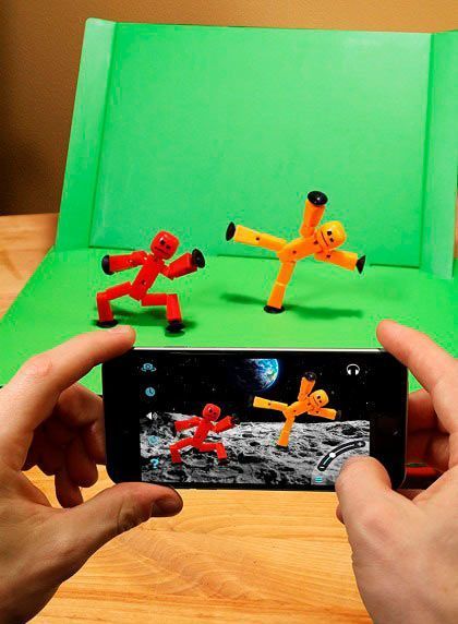 Игровой набор Stikbot для анимационного творчества KLIKBOTS1 - СТУДИЯ Z-SCREEN(TST666) 