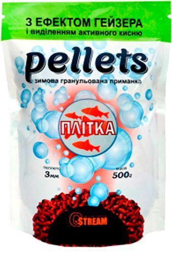 Приманки для ловли рыбы G.Stream 500 г мотыль Pellets ПЛОТВА 500г