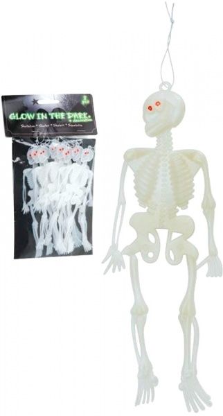 Декоративная фигура к празднику Хэллоуин, в форме скелета 14.5 см