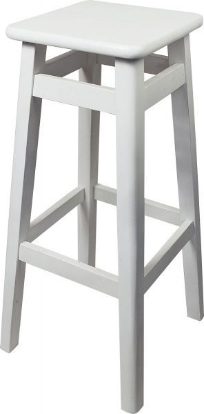 Табурет барный 800x300x300 мм белый / белый 