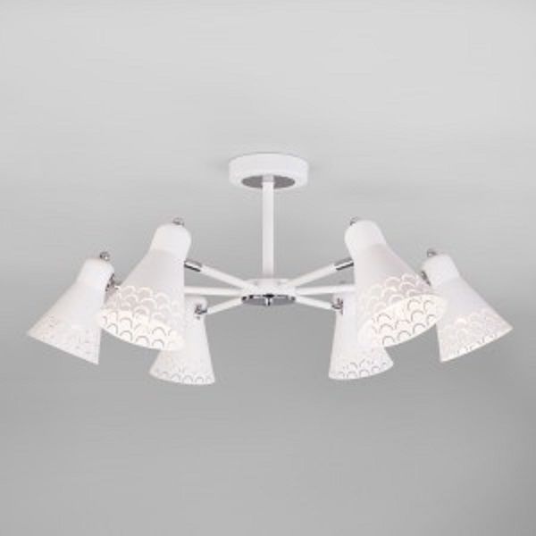Люстра стельова Strotskis Trina 6x60 Вт E14 білий 70100/6 