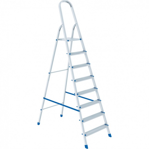 Драбина-стрем’янка 8 сходинок алюмінієва 97718