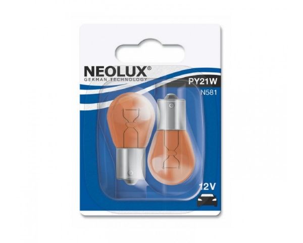 Автолампа накаливания Neolux Standart PY21W 2 шт.(N581-02B)