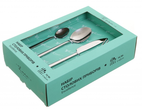 Набор столовых приборов Excellence 24 предмета Luna