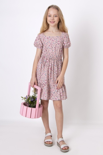 Платье Mevis р.134 розовый 11176 