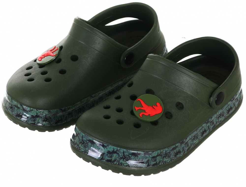 Сабо унисекс Shantou Динозавр р.31 хаки (B009)