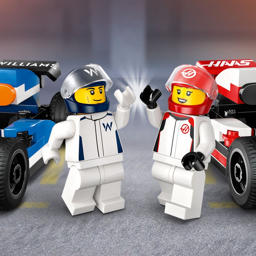 Конструктор LEGO City Автомобили для гонки F1® команд Williams Racing и Haas F1® 60464