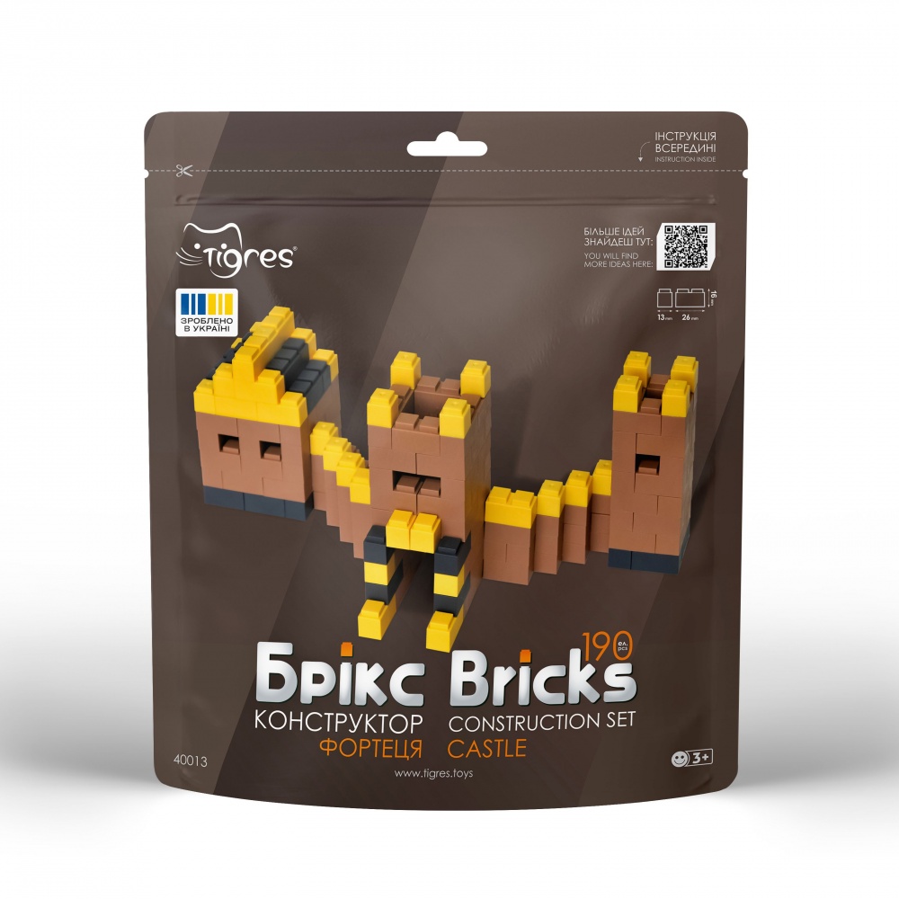 Конструктор из мини-кирпичиков Tigres Брикс зоо