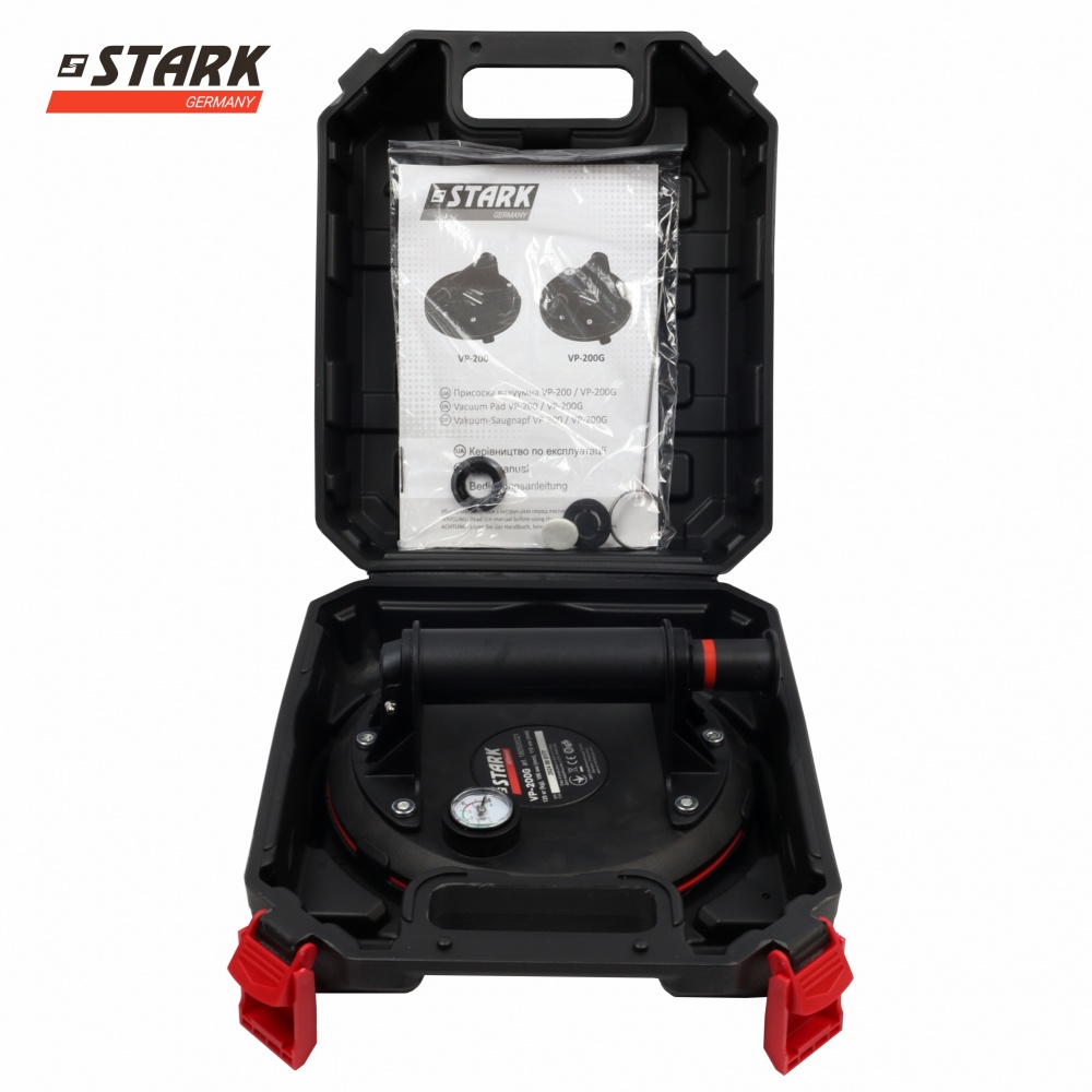 Присоска для скла Stark вакуумна з манометром VP-200G 180500021