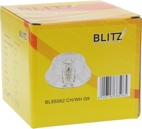 Світильник точковий Blitz G9 хром BL85062 CH/WH G9 