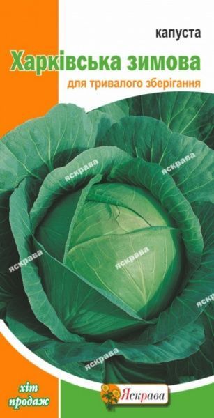 Семена Яскрава капуста белокочанная 0,5г