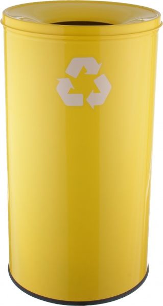 Урна EforMetal уличная желтый EFR-1321 yellow