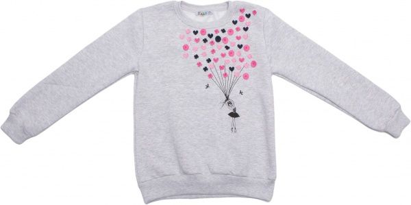 Свитшот ALG р.140 меланж 721469 