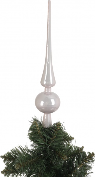 Верхівка для ялинки CAN208380 глянцева d60 мм блакитний 