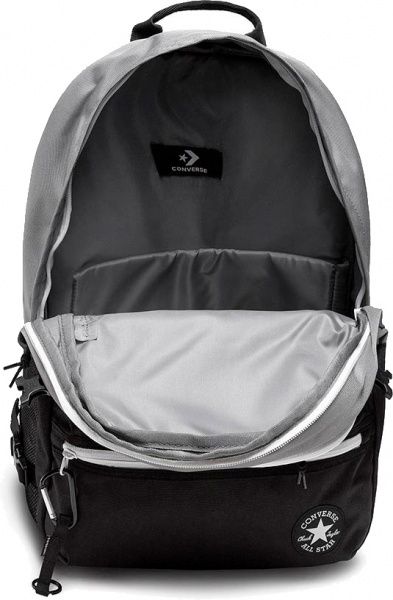 Рюкзак Converse Straight Edge Backpack 10021018-A01 15 л сірий із чорним