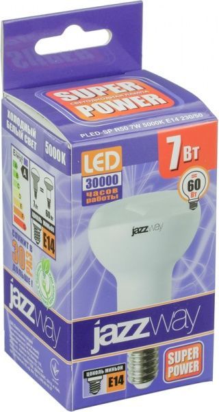 Лампа світлодіодна Jazzway PLED-SP 7 Вт R50 матова E14 220 В 5000 К 1033635 