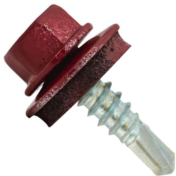 Саморез кровельный по металлу 4,8x19 мм 250 шт вишня RAL 3011 RAL 3011Mkb Expert Fix