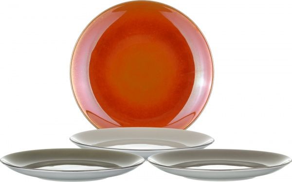 Набор блюдец Metallics Polka 16 см 4 шт. LSA