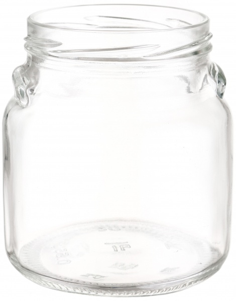 Банка стеклянная 550 мл с пластиковой крышкой Италия 1554Н