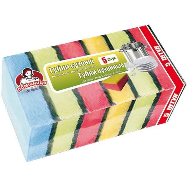 Губка Помічниця для кухни 5 шт.