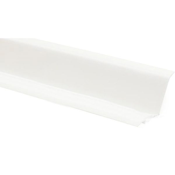 Кутник для плитки ОМіС для ванної кімнати ПВХ 20 мм 1,85м білий 
