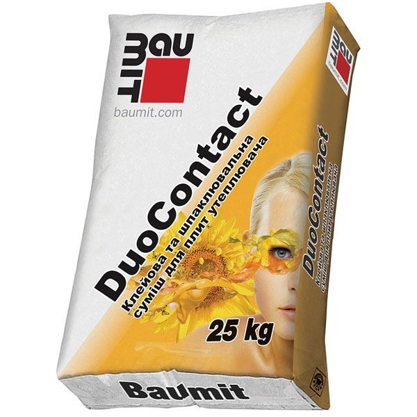 Клей для теплоизоляции Baumit Дуоконтакт 25 кг