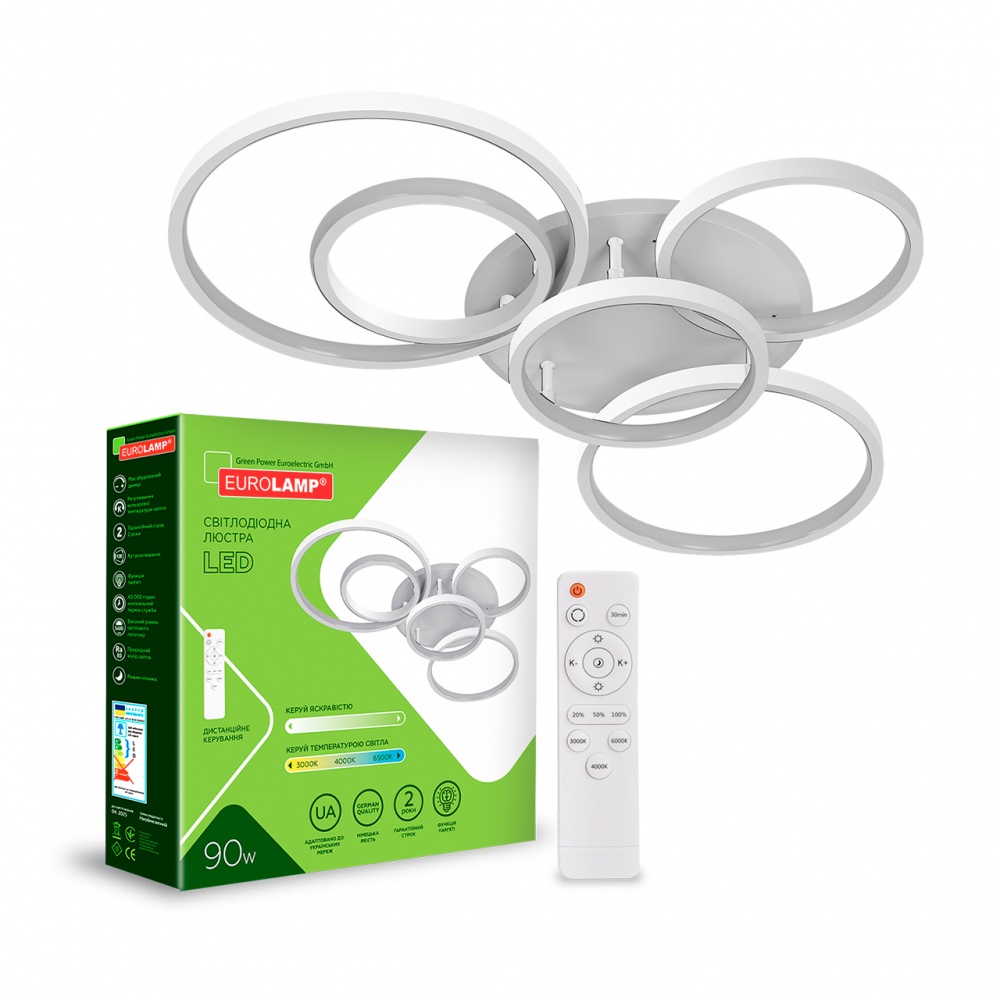 Люстра светодиодная Eurolamp Maya белый LED-LR-90-M24(white)