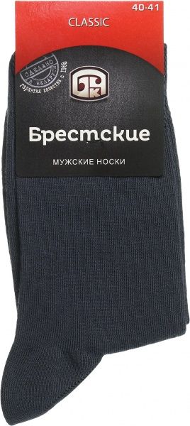 Носки мужские БЧК 2122 Classic 000 р. 25 темно-серый 