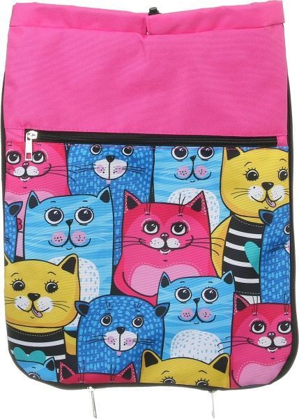 Сумка для взуття трансформер Коти 2 рожева