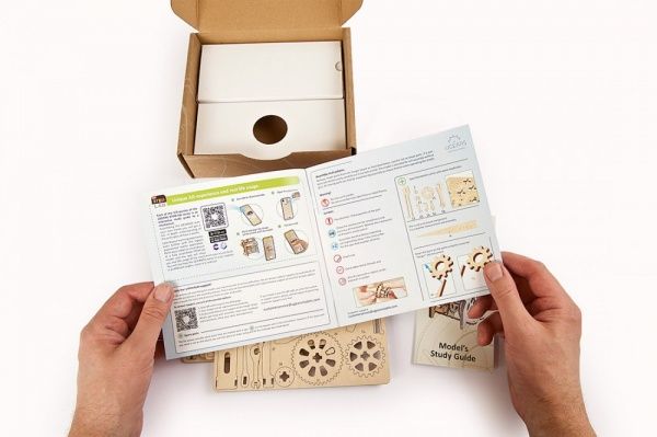Деревянный 3D-конструктор UGEARS Коробка передач