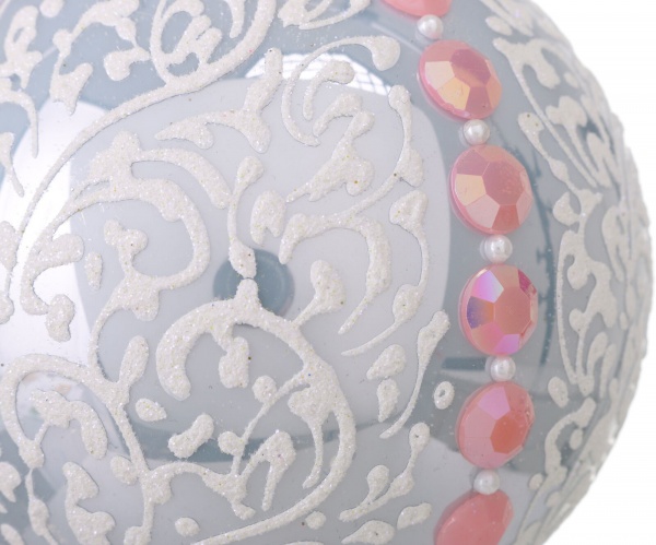 Шар новогодний Элит d 100 мм в ассортименте