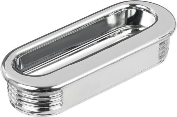 Меблева ручка 0069CL ABS d26 мм полірований хром Poliplast 339Рс