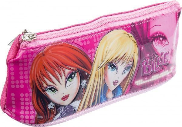 Пенал шкільний Billie на блискавці рожевий