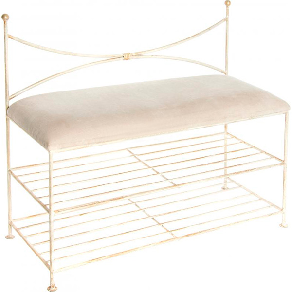 Подставка для обуви на 2 полки, Марсель 300x900x800 мм / белый 