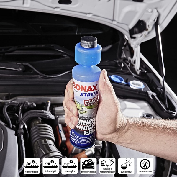 Омивач скла концентрат 1:100 SONAX Xtreme Scheiben Reiniger 250 мл