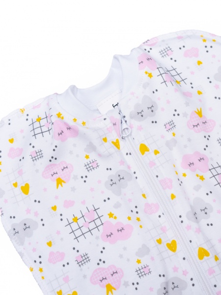 Пеленка-кокон Bambinelli Облачка 27x51 см белый 