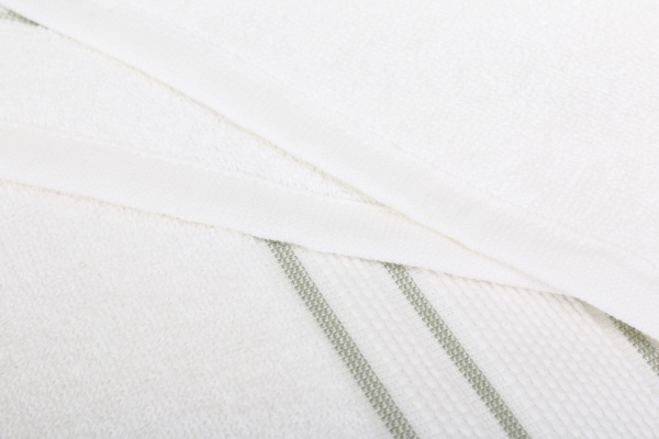 Полотенце Villa 100x150 см белый с зеленым Sous Dias 