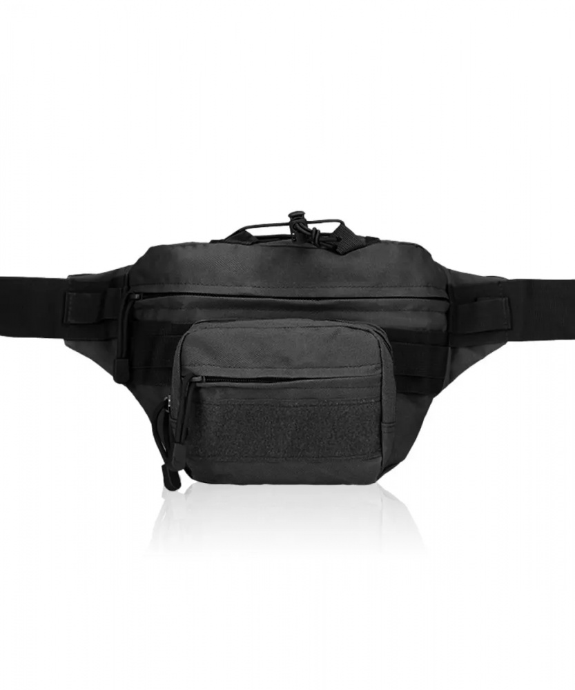 Сумка 1991 ТМ поясная тактическая, черная