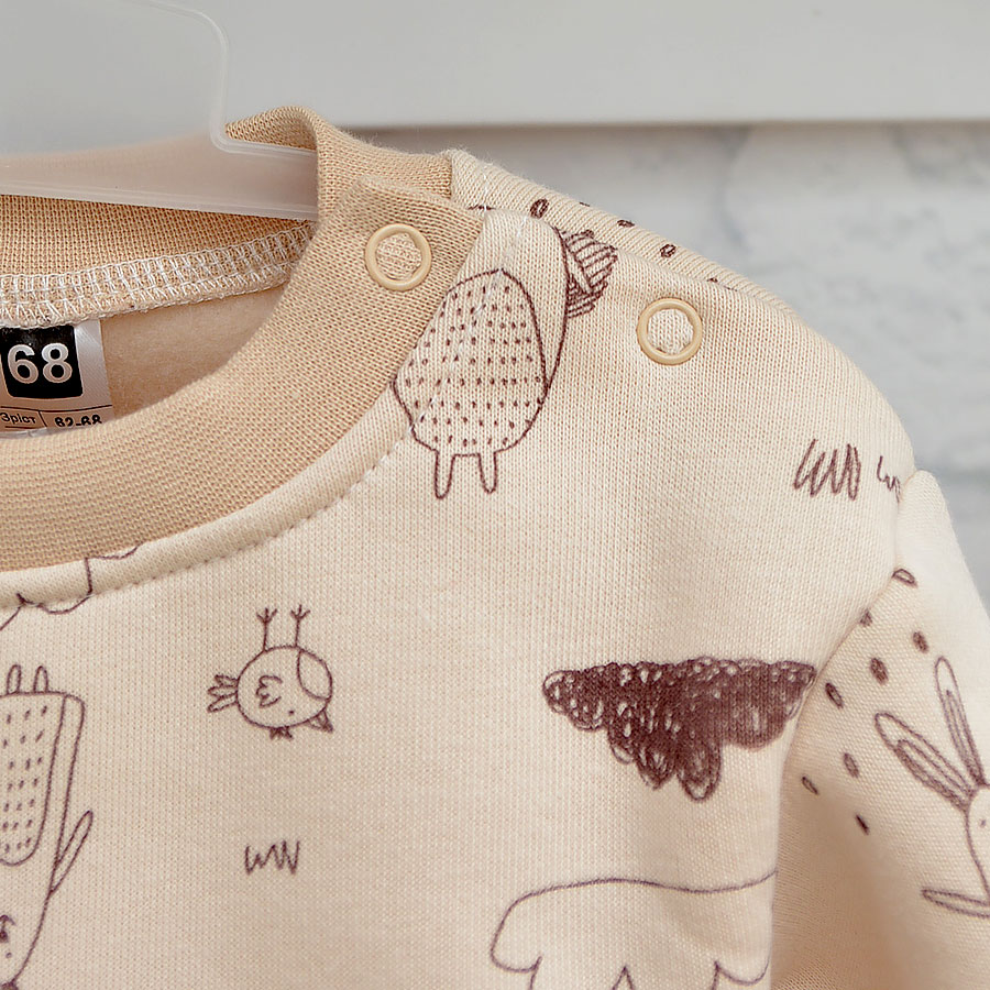 Костюм Blanka Дождик бежевый р.80-86 110878